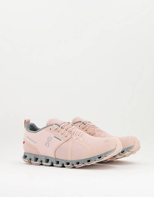 Sportswear On Running Cloud Waterproof trainers in light rose pink 