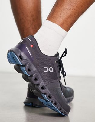 ON Cloud X 3 trainers in charcoal grey