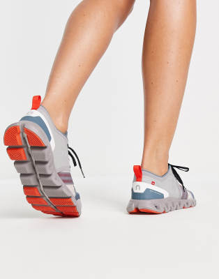 On Running Cloud X Shift trainers in grey and red | ASOS