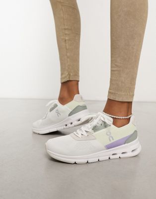 ON Cloudrift trainers in cream - ASOS Price Checker