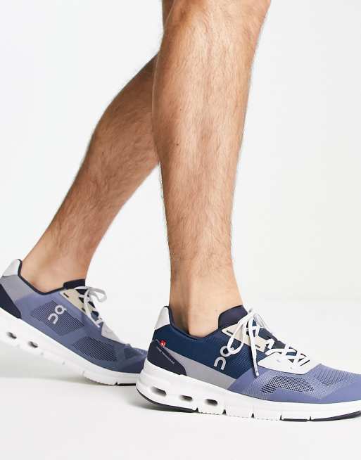 On Running Cloudrift trainers in navy and grey 