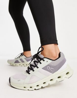 On Running Cloudrunner trainers in white and mint