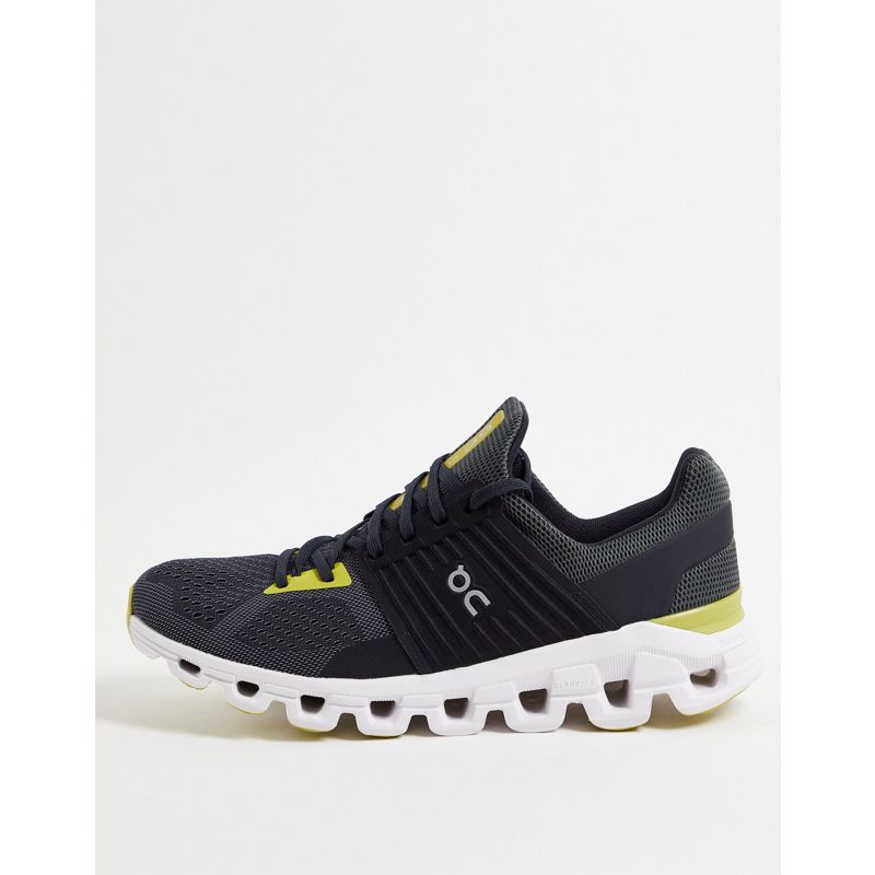 C21jW Uomo On Running - Cloudswift - Sneakers nere e gialle 