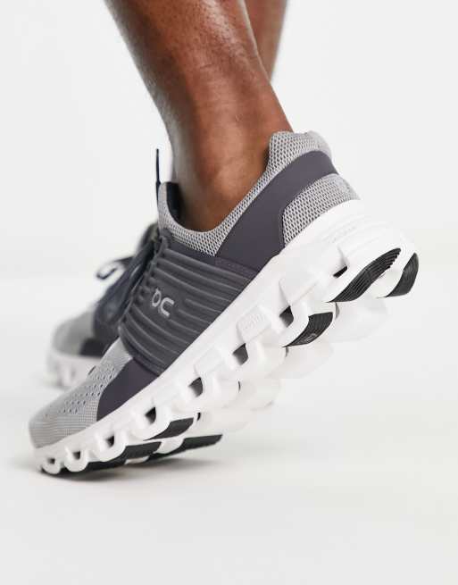 Mens grey shop running trainers