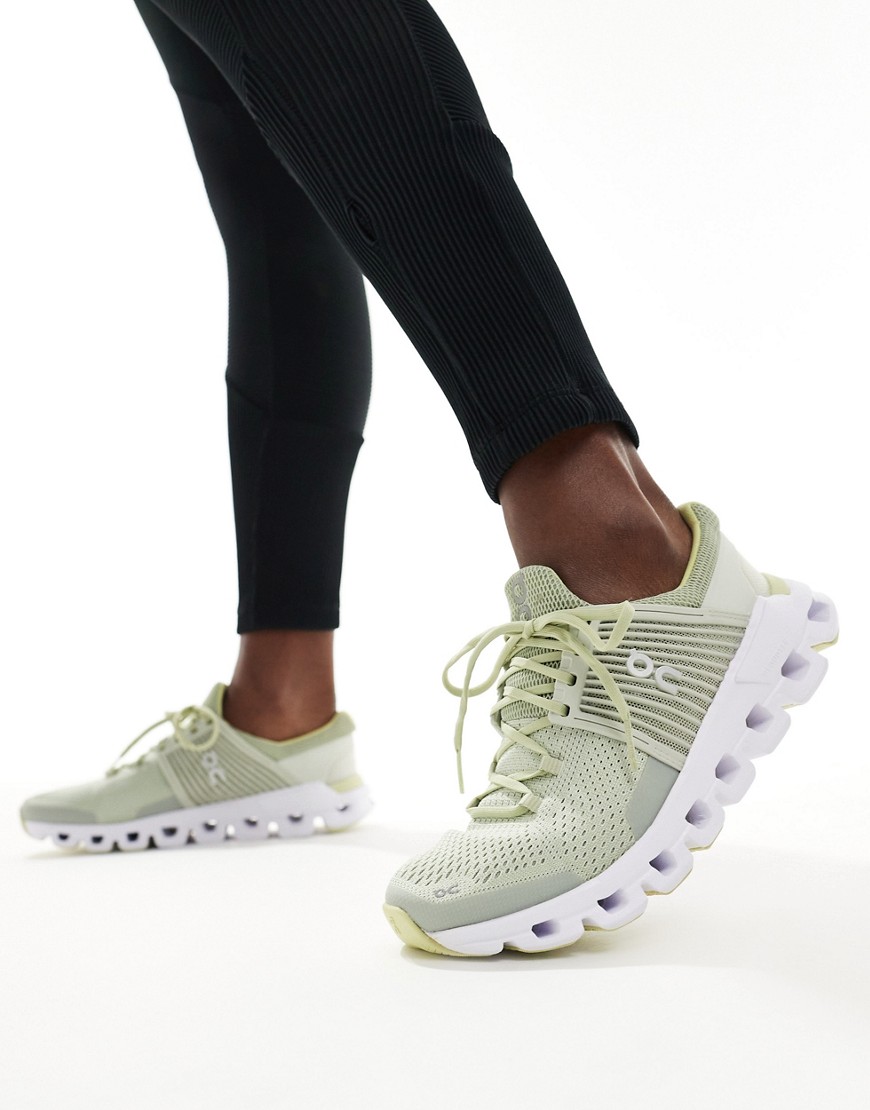 On Running Cloudswift trainers in light green-Grey