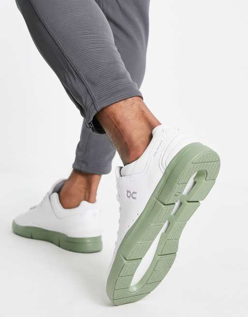 On Running - The Roger Advantage - Baskets avec semelle vert sauge - Blanc, 2 de 4