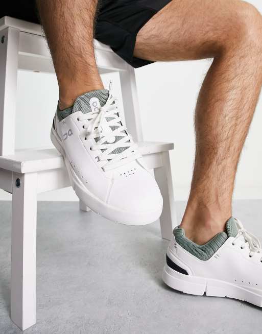 On Running The Roger Advantage trainers in white and mint | ASOS
