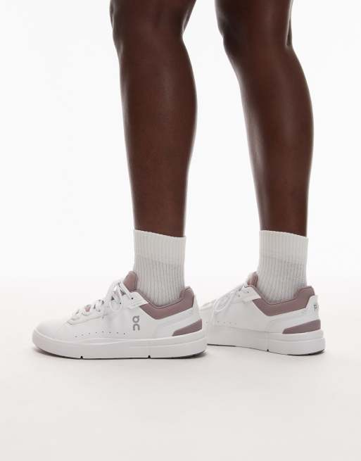 ON The Roger Advantage sneakers blanches et violettes, 1 de 5