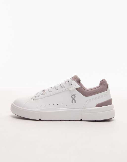 ON The Roger Advantage sneakers blanches et violettes, 2 de 5