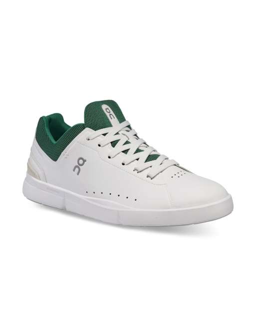 ON The Roger Advantage trainers in white and green | ASOS