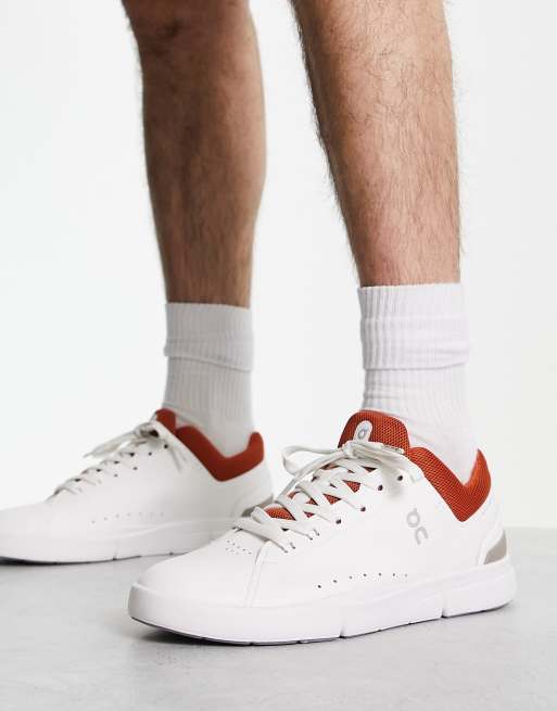 ON The Roger Advantage trainers in white and rust | ASOS