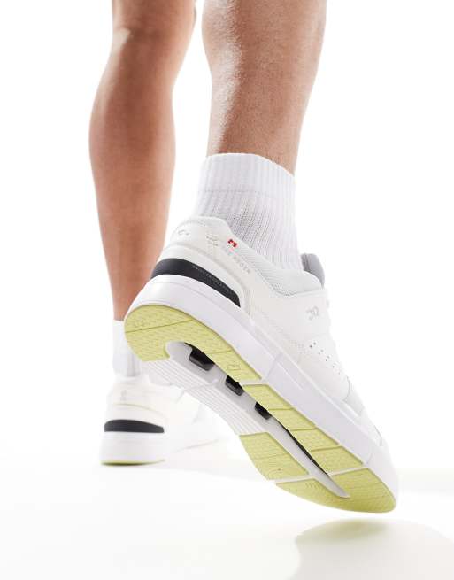 ON The Roger Clubhouse trainers in white and acacia ASOS