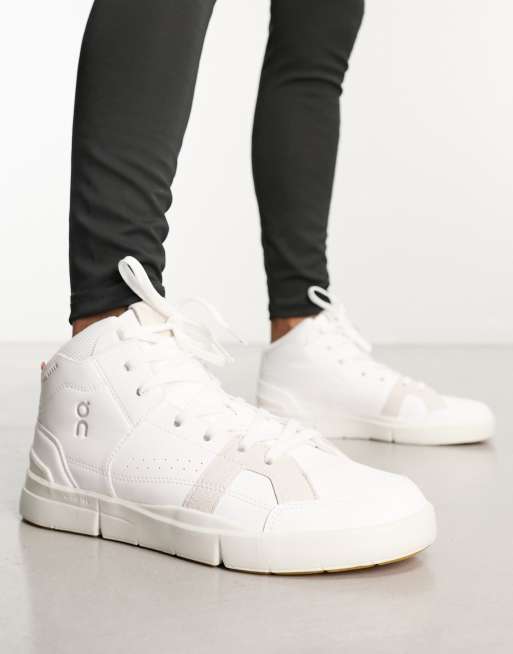 ON – The Roger Clubhouse – Mittelhohe Sneaker in Weiß