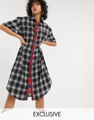 grunge shirt dress