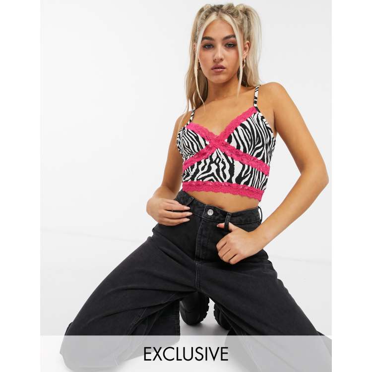 Topo 77+ imagem cropped zebra rosa br.thptnganamst.edu.vn