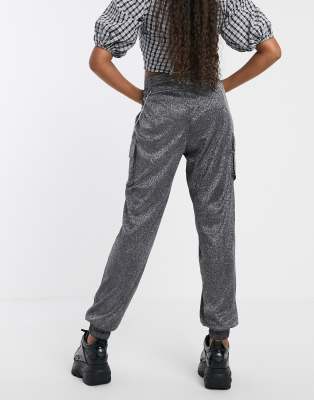 glitter cargo pants