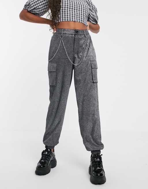 Glitter hot sale cargo pants