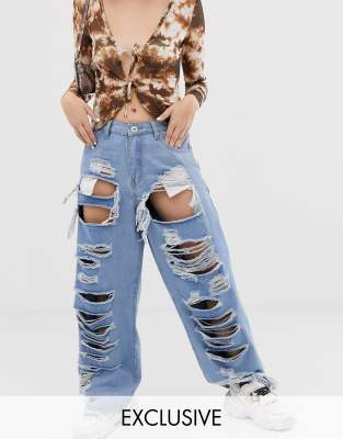 baggy high waisted mom jeans