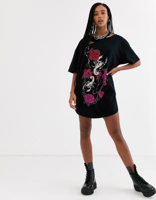 grunge t shirt dress
