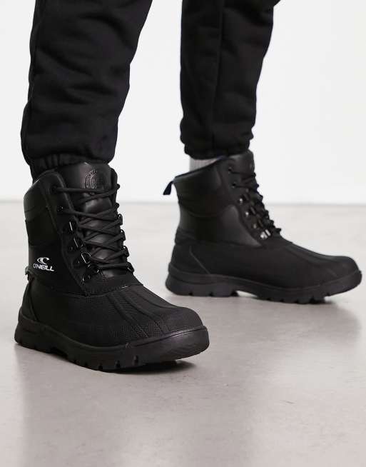 Black weather boots sale