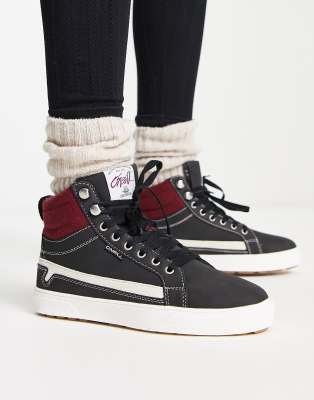 Wallenberg high top sneakers in black mix