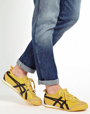 asics mexico 66 yellow