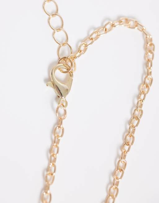 ONLY 2-pack summer charms necklace in gold, 4 of 4