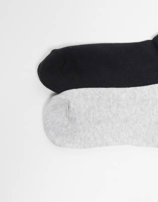 Only 2-pack Teddy Bear Embroidery Socks In Black
