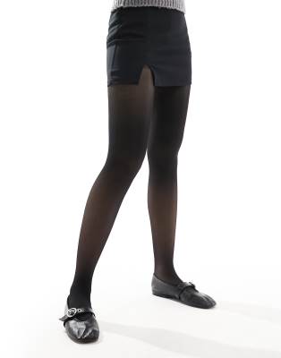 Only 40 Den 2 Pack Tights In Black