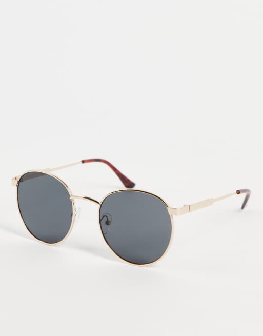 Only 90s round sunglasses in black