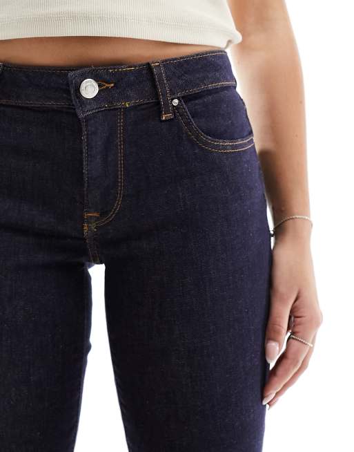 ONLY – Alicia – Mörkblå, raka jeans i regular fit  , 4 av 5