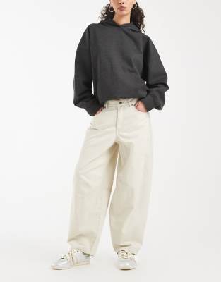 Only Barrel Pants In Neutral