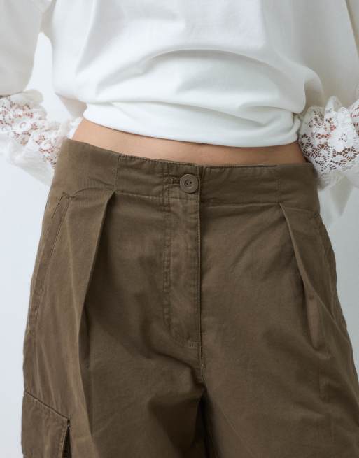 ONLY barrel utility pants in light brown, 3 of 5