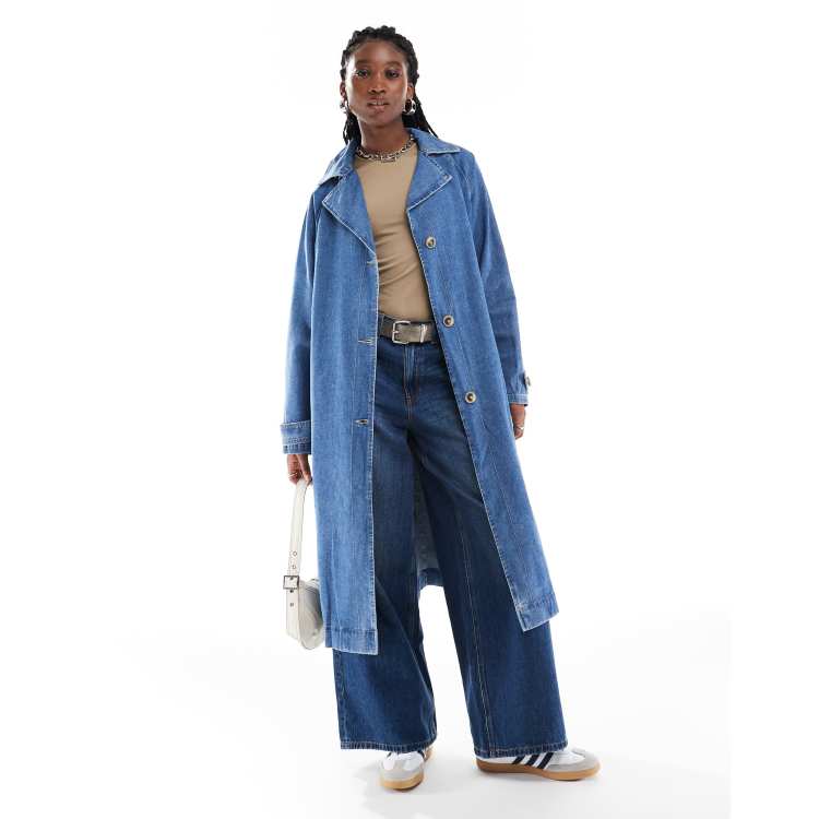 【新品・定価以下】2021 A/W EXAMPLE DENIM MOD COAT patchwork denim coat | GUESS