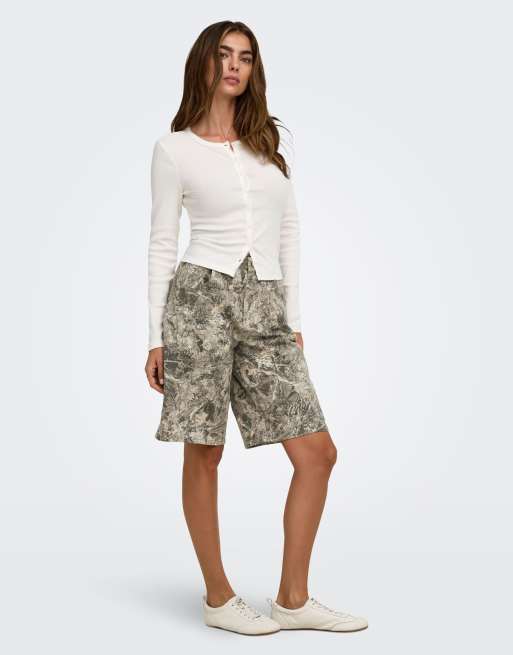 ONLY bermudas verde oliva ahumado, 3 de 7