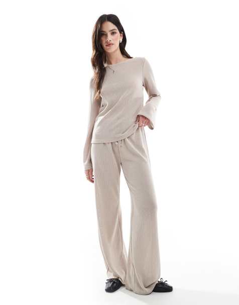 ONLY – Beżowy zestaw o bardzo luźnym kroju, część zestawu - view 1