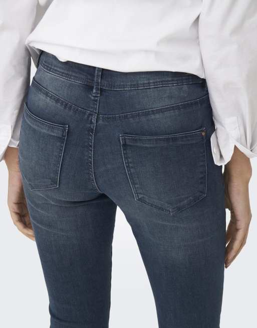 ONLY – Blå jeans med extra smal passform, 5 av 5