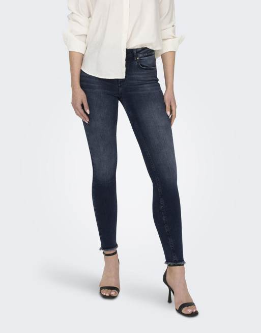ONLY – Blå jeans med extra smal passform, 2 av 5