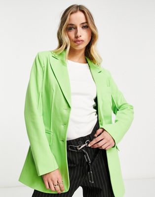 Only blazer co-ord in lime