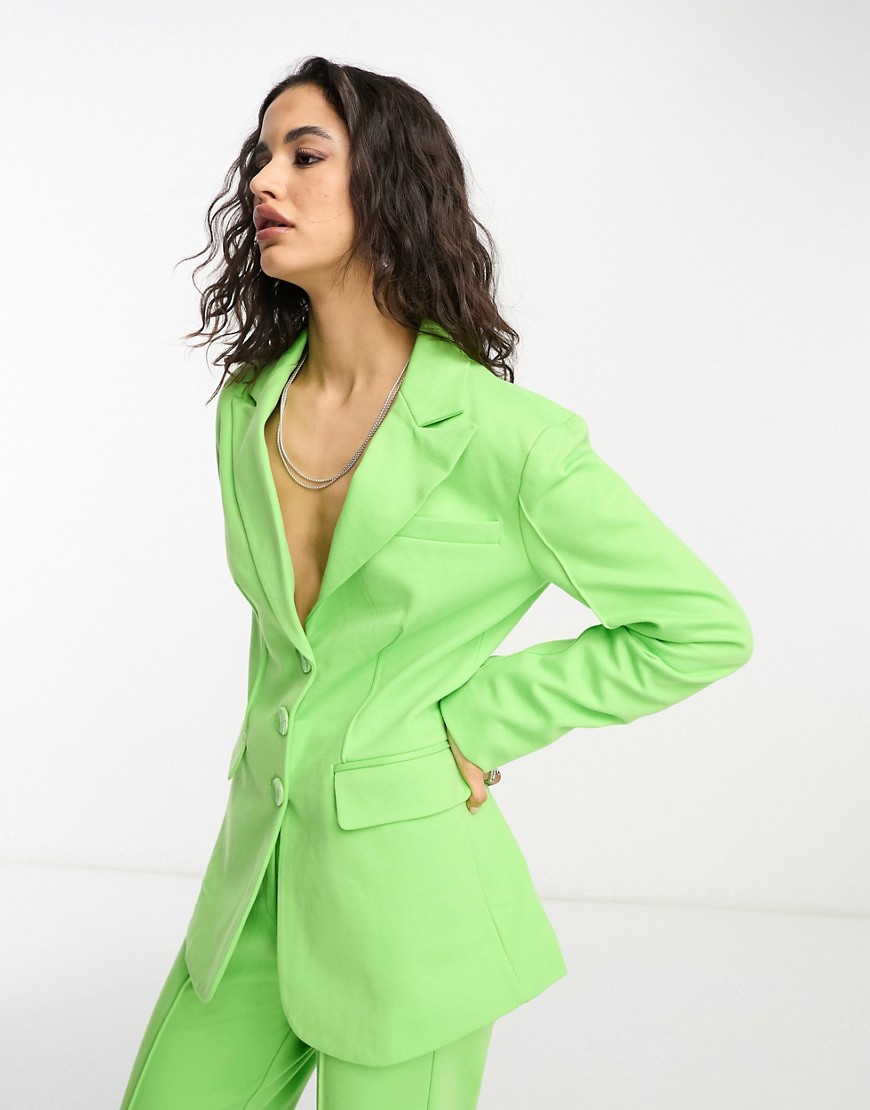 Only blazer co-ord in lime-Green