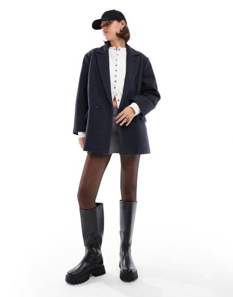 ONLY blazer coat in dark blue - view 1