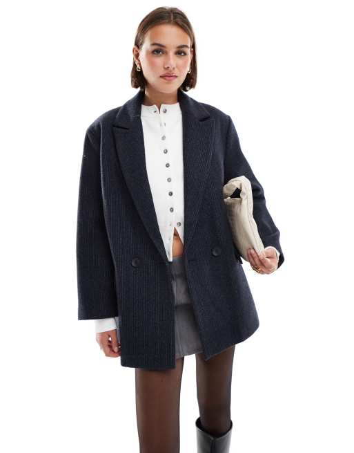ONLY blazer coat in dark blue