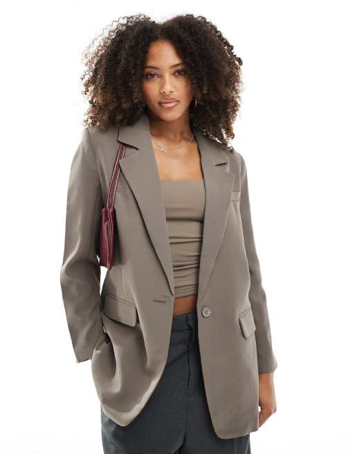 Only - Blazer oversize color talpa 