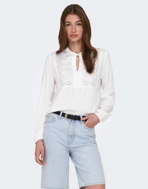 ONLY Blouse in bright white - view 1