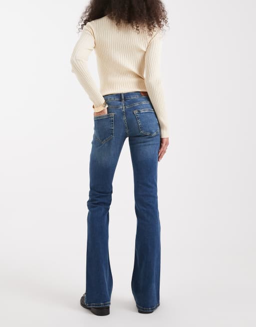 ONLY Blush flare jeans in dark wash, 2 of 5
