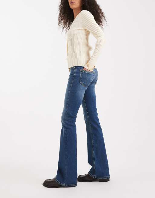 ONLY Blush flare jeans in dark wash, 3 of 5
