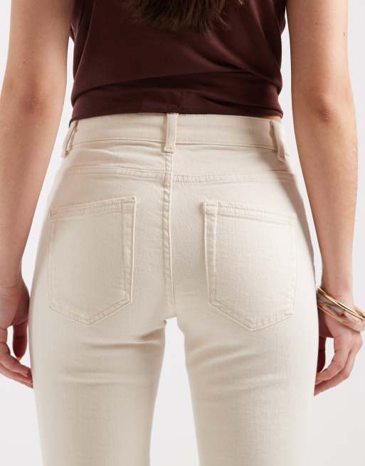ONLY Blush flare jeans in ecru, 5 of 5