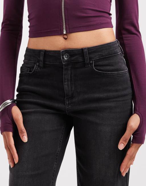 ONLY – Blush – Jeans in verwaschenem Schwarz mit geradem Schnitt , 5 von 5