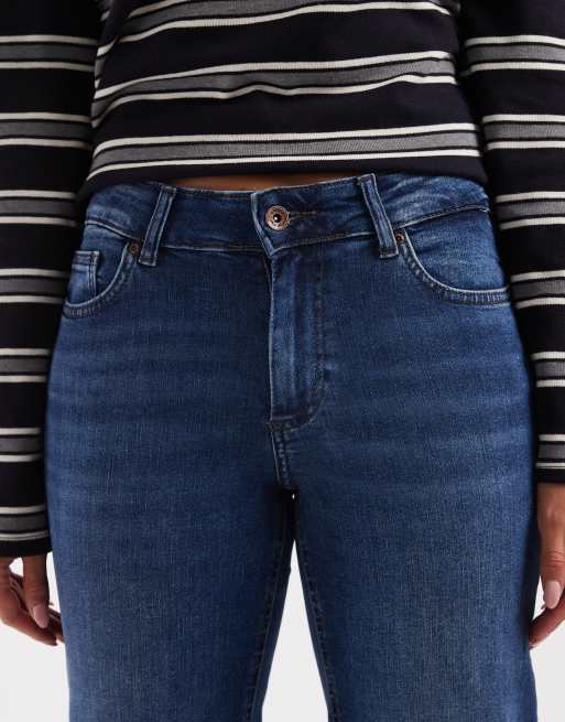 ONLY - Blush - Jeans met rechte pijpen in donkerblauw, 4 van 5