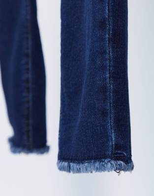 only jeans blush mid waist skinny